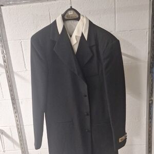 Kids Black and White Formal Suit Set